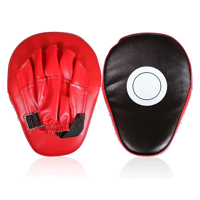 2Pcs Curved Boxing Bag Taekwondo Muay Thai Karate Adults Kids PU Training Paws Pads Boxing Equipment Focus Punching Bags